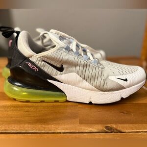 Nike Air Max 270 with Neon Yellow and Black Accents